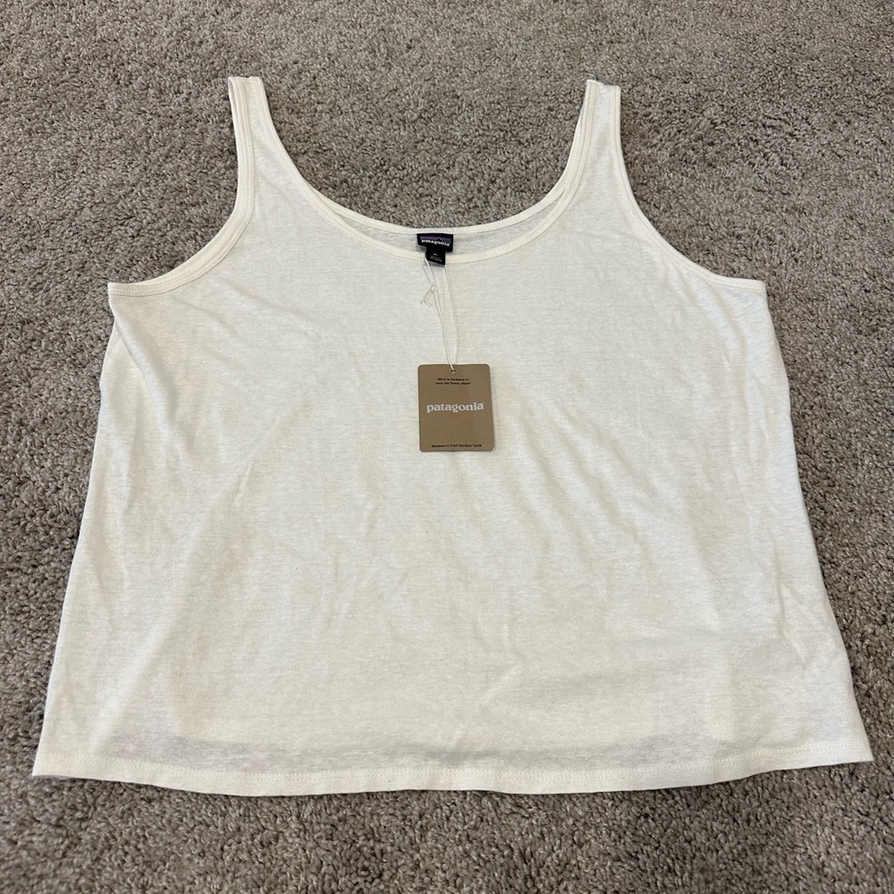 NWT Patagonia Trail Harbor Tank Top White Size X-Large
